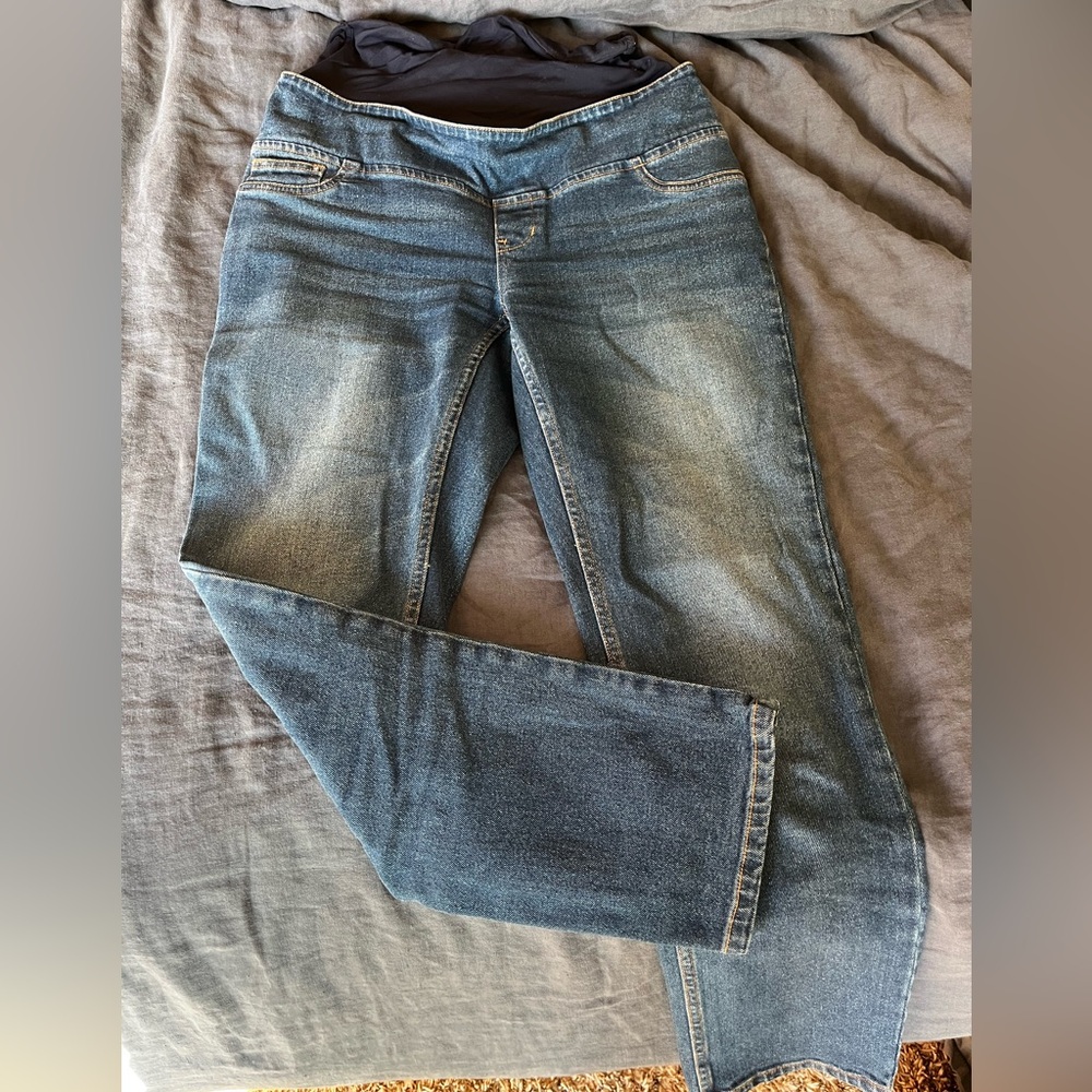 Isabella Oliver Straight Maternity Over the Bump Jeans